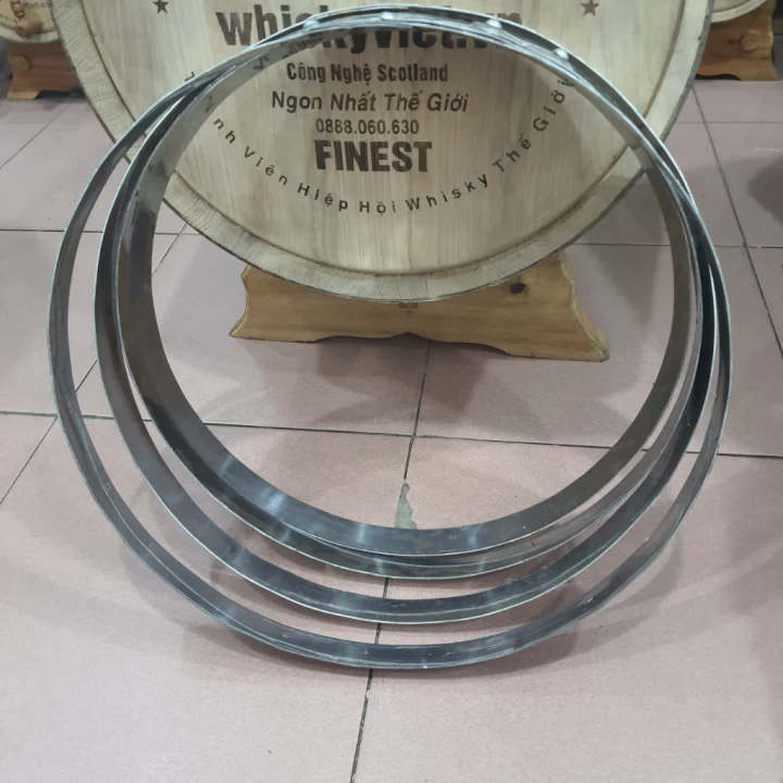 BỘ 6 ĐAI INOX 304 CHO THÙNG 20 LÍT